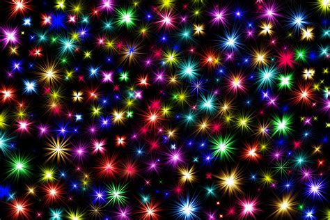 Assorted Color Light Lot Sparks Colorful Fireworks Hd Wallpaper