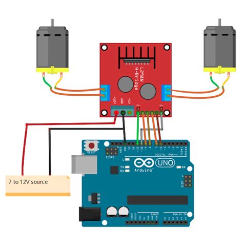 How To Connect A Dc Motor To An Arduino Arduino Detection Connection