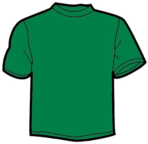 Colorful T Shirt Template Clipart Best
