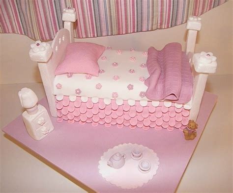 Little Girls Bed Cake — First Time Cakes Bed Cake Little Girl Beds