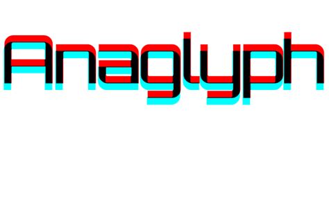 Css Anaglyph Text Effect Text Effects Text Anaglyph Tattoo