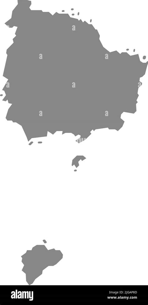 Gray Map Of Norfolk Island Australia Stock Vector Image And Art Alamy