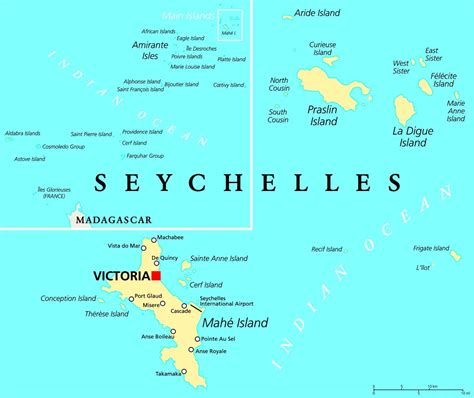 Seychelles World Map Location United States Map