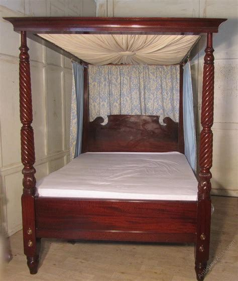 Large Mahogany 5ft Four Poster Bed Antiques Atlas