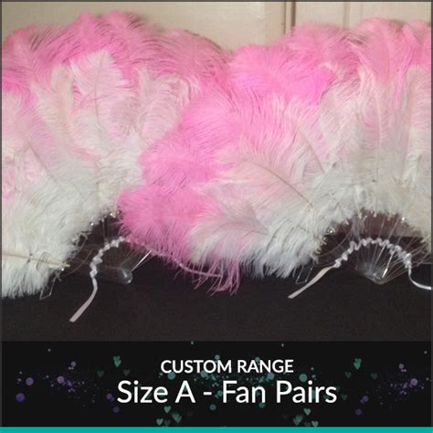 Custom Range Size A Feather Fan Approx 610mm X 950mm Fantastique