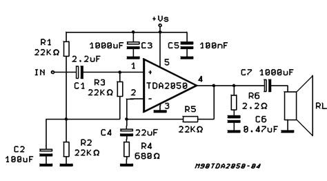 Herzlich willkommen im forum für elektro und elektronik. amplificador tda 2050 esquema 450x249 Circuito de amplificador de potência com tda2050 para 32 ...
