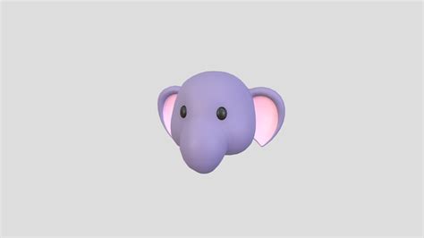 Prop135 Elephant Head Buy Royalty Free 3D Model By BaluCG Ab742fd