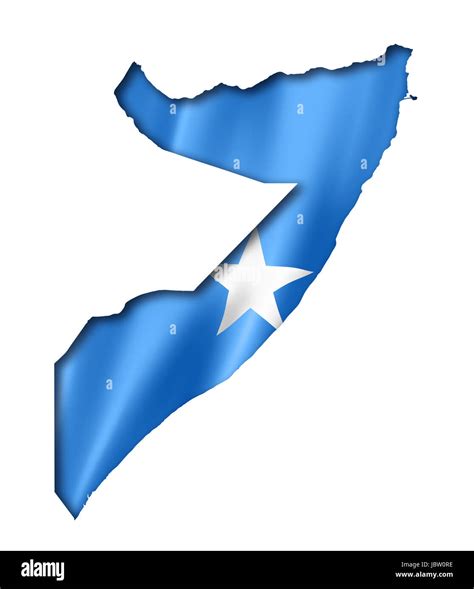 Map Somalia Waving Flag Isolated Hi Res Stock Photography And Images
