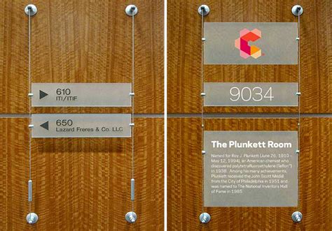 Cablerod Suspended Office Directories Directional Wayfinding Signage