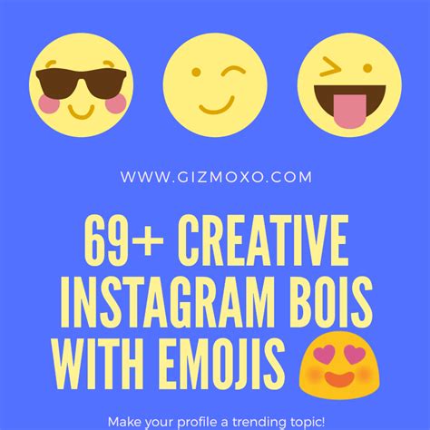 69 Creative Instagram Bios With Emojis 😉 Killer Bios Gizmoxo
