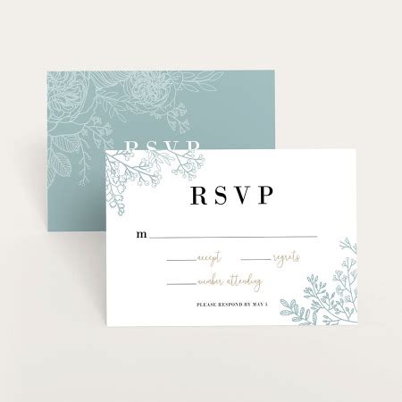 RSVP Cards - Response Cards Printing - UPrinting.com Free envelopes and shipping with every order.
