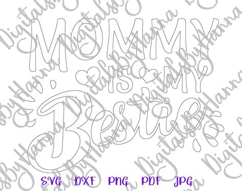 Mom And Me Svg Files For Cricut Sayings Always My Mother Etsy
