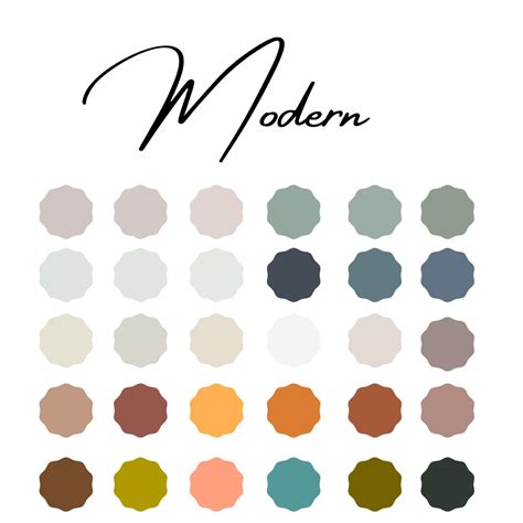 Free Procreate Color Palettes Modern Swatches Free Procreate