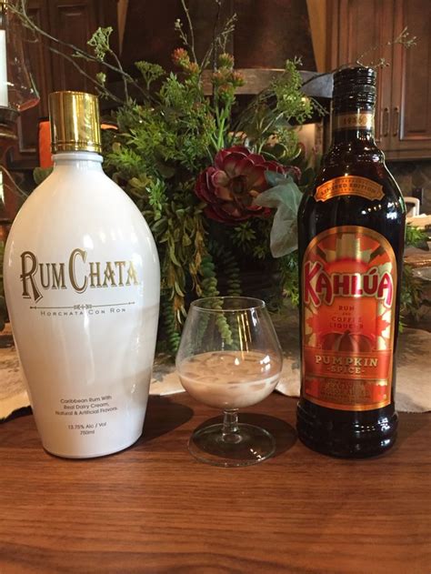 Eggnog is a favorite holiday drink and it's excellent with a rum base. Holiday drink: Rum Chata and Kahlua, add a cinnamon stick ...