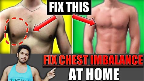 How To Fix Chest Muscle Imbalance At Home Chest Imbalance Workout At