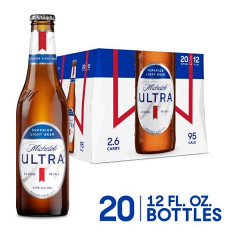 Michelob Ultra Superior Light Lager Beer 20 Pk 12 Fl Oz Qfc