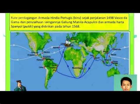 Faktor kedua yang mendorong kedatangan bangsa barat ke indonesia adalah untuk mencari kejayaan (glory). Peta Rute Kedatangan Bangsa Eropa Ke Indonesia - Arumi Gambar