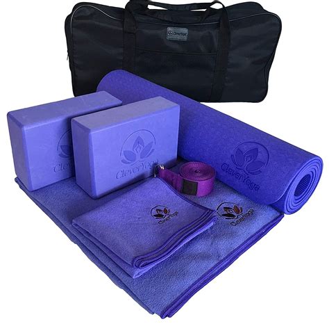 Yoga Set Kit 7 Piece 1 Yoga Mat Yoga Mat Towel 2 Yoga Blocks Yoga