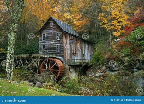 Autumn At The Grist Mill Stock Photo Image Of Autumn 1434156