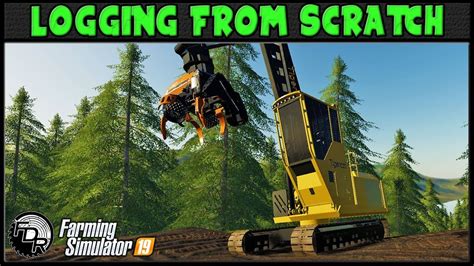 Setting Up The Yarder Logging From Scratch 132 Farming Simulator