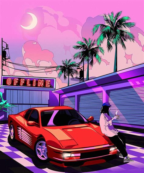 I Made An Illustration Inspired By 90s Anime And Windows Aesthetic