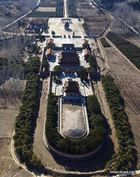 Aerial Photos Of Western Qing Tombs Located In Yixian County 易县