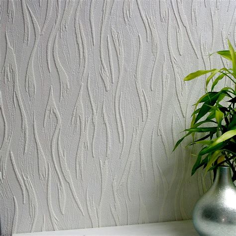 Brewster Home Fashions Caiger Paintable Textured Vinyl Wallpaper The