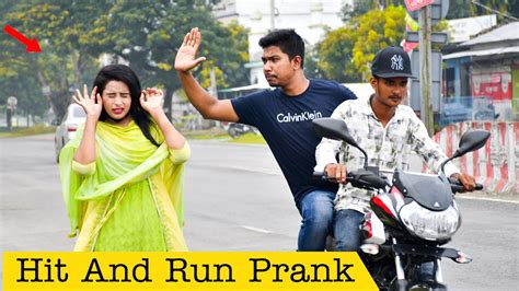 Hit And Run Prank On Girls Funny Prank Videos In India 4 Minute Fun