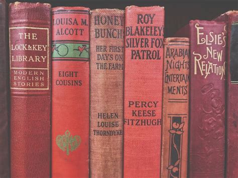 Vintage Red Red Books Book Aesthetic Vintage Books