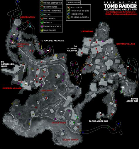 Folgende basislager findet man im geothermalen tal: Rise of the Tomb Raider Geothermal Valley Map (PNG ...
