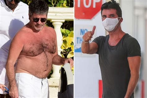 Simon Cowell Shows Off His Toned And Slim Figure After 21 Pound Weight Loss As He Takes A Walk