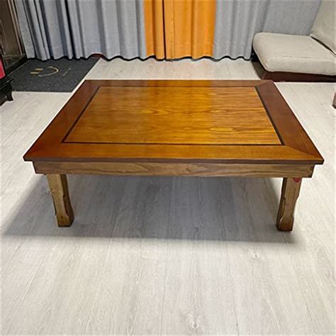 Sdfgh Rectangle 90x75cm Coffee Table Folding Leg Living Room Furniture