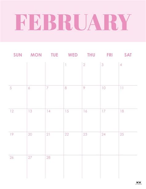 February 2023 Calendars 50 Free Printables Artofit