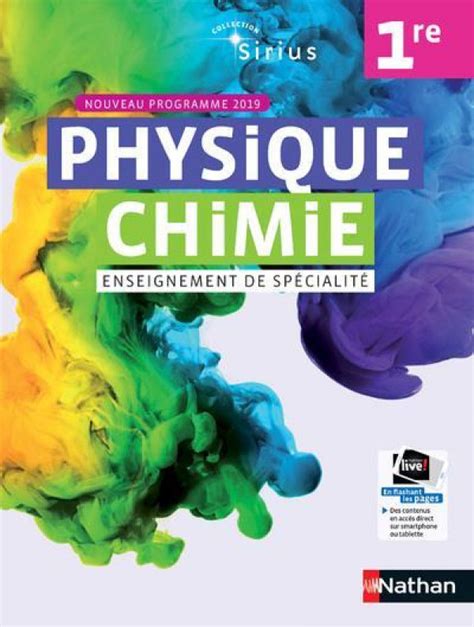 Physique Chimie 1re Enseignement De Spécialité Nouvpgm 2019 Isbn