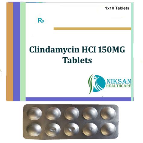 Clindamycin Hci 150mg Tablets General Medicines At Best Price In