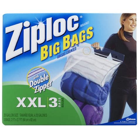 S C Johnson Ziploc Big Bags Xxl Pack 3