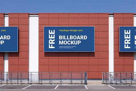 Billboard At The Mall Mockup Instant Download