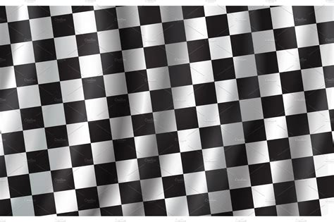 Vector Checkered Flag Pattern Custom Designed Illustrations
