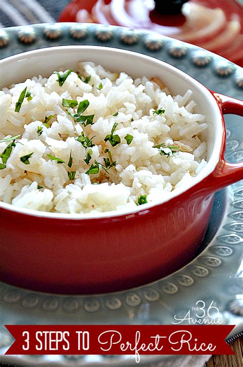 If you cook a cup of dry white rice, you'll end up with about three cups of cooked rice. White Rice Recipe | The 36th AVENUE