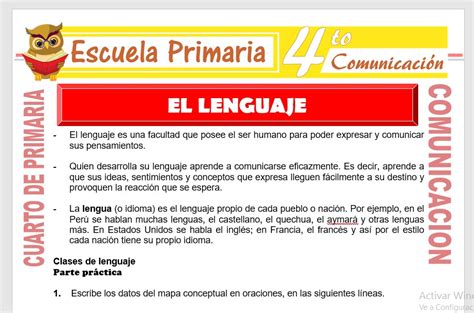 Clases De Lenguaje Para Cuarto De Primaria Escuela Primaria The Best Porn Website