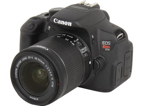 Canon Eos Rebel T5i 8595b003 Black 180 Mp Digital Slr Camera With 18