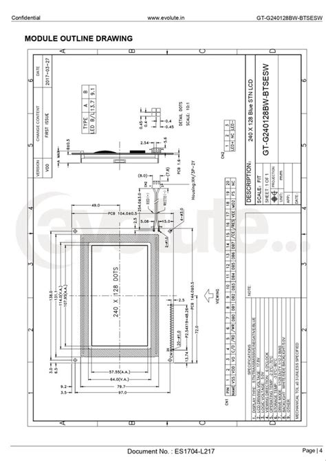 Fiber Blue Graphic Lcd Display 240x128 Display Size 240 X 128 Mm At