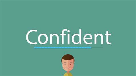 How To Say Confident Youtube