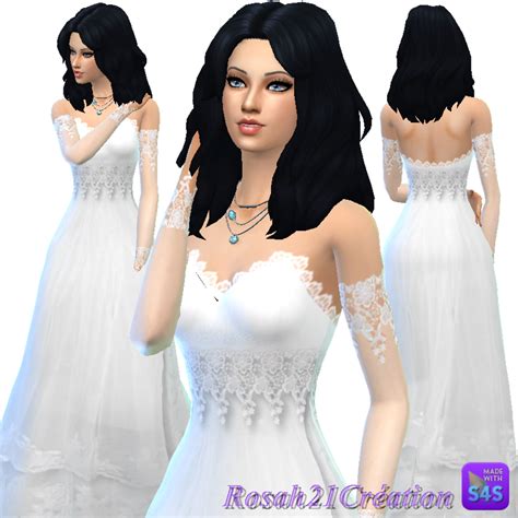 The Sims Sims 3 Sims 4 Wedding Dress Long Wedding Dresses Sims 4