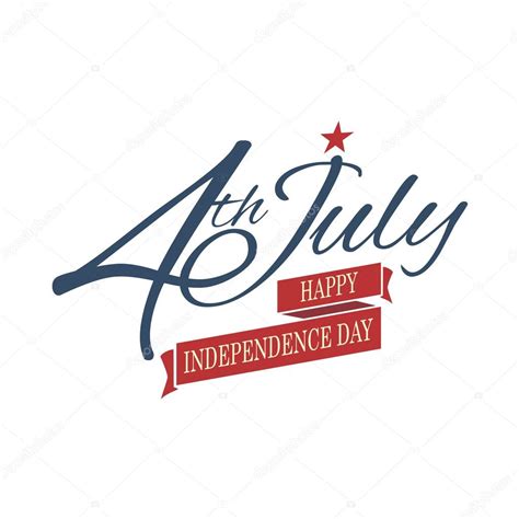 Happy Independence Day United States Of America 4th Of July Stock