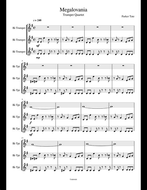 Some instruments have experienced almost no fundamental changes from the moment they were created to the present day. Megalovania Trumpet Trio (Simplified) sheet music for Trumpet download free in PDF or MIDI