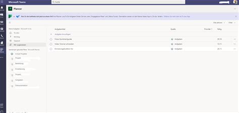 Planner makes it easy for your team to create new plans, organize and assign tasks. Planner in Teams zeigt in der Desktop-App unter "Mir ...