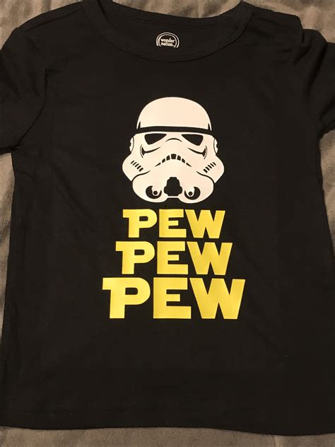 Pew Pew Pew Star Wars Shirt Etsy