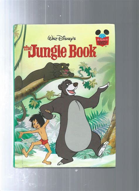 The Jungle Book By Walt Disney Very Good Hardcover 1993 1st Edition