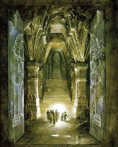 The Mines Of Moria By Alan Lee Rlotr